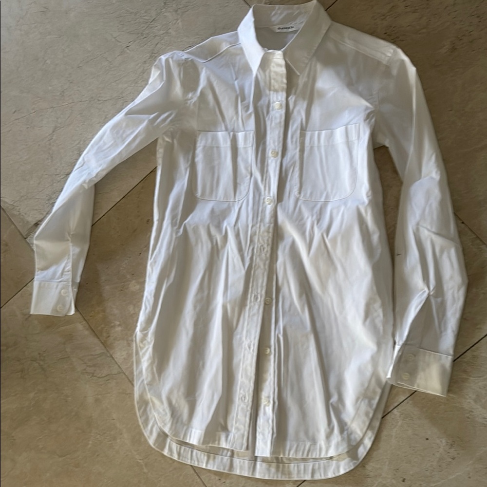 Classic White Women’s button down Shirt
